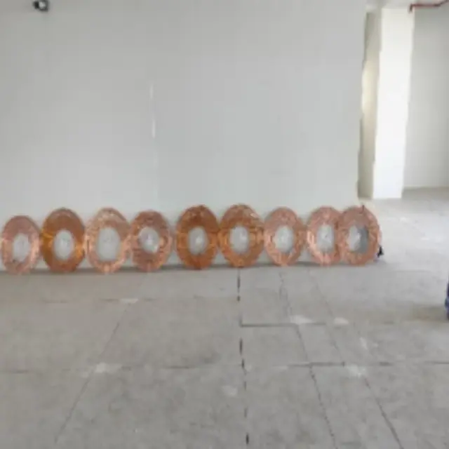 Copper coils ready for installation